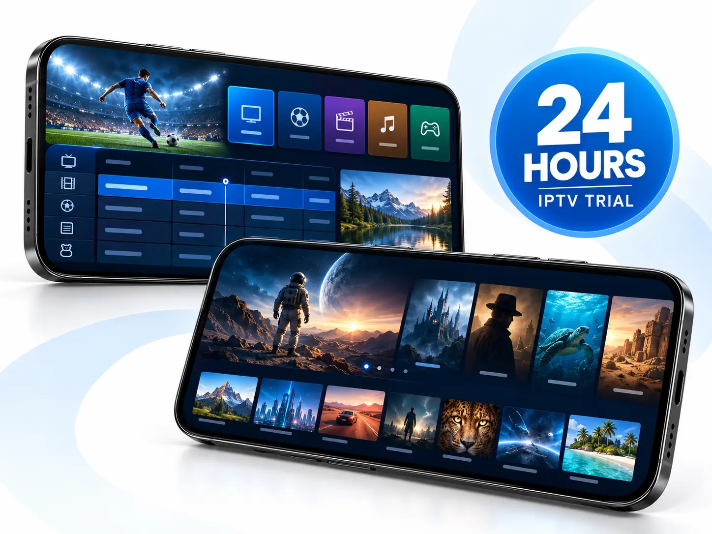 Xtreme HD IPTV 24-hour trial illustration