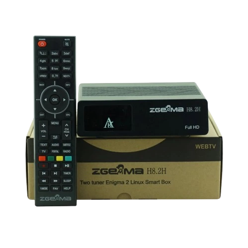 Enigma2 receiver and remote control